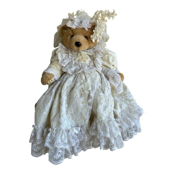 Vintage Bearly People Dolls Lot Of 3 - Picture 15 of 16